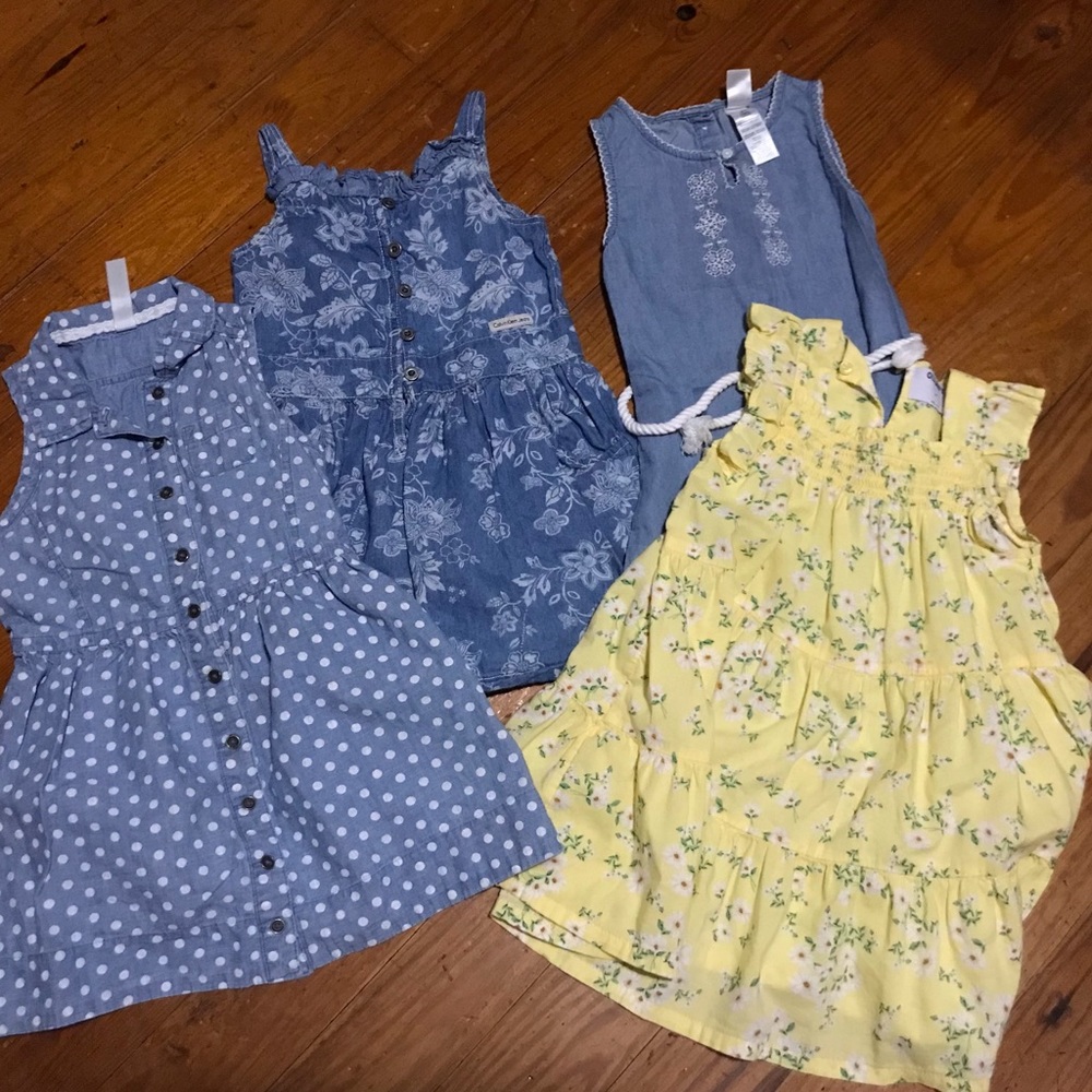 18 piece Gently used 3T girls clothes lot for spring 18 pieces